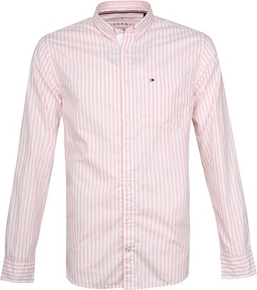 Tommy Hilfiger Oxford Strepen Overhemd Roze