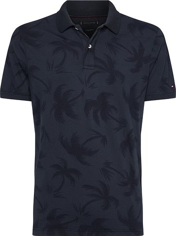Tommy Hilfiger Polo Navy Print