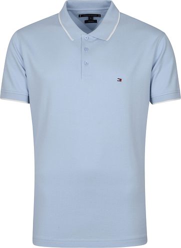 blue tommy polo