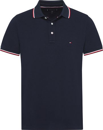 Tommy Hilfiger Poloshirt Stripes Red
