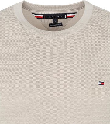 Tommy Hilfiger Pullover Biologisch Katoen Beige