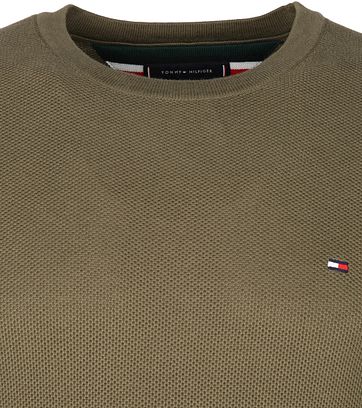 tommy hilfiger honeycomb crew neck