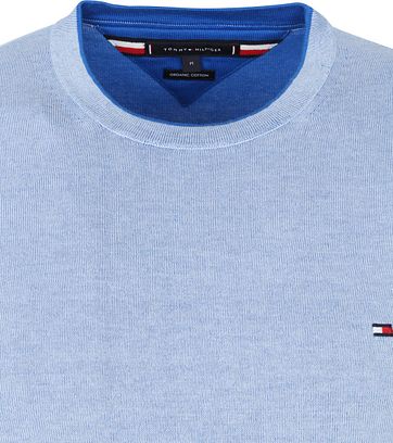 Tommy Hilfiger Pullover Organic Cotton Hellblau