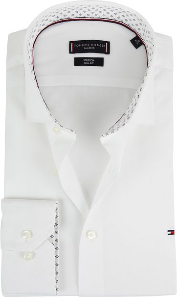 Tommy Hilfiger Shirt White Stretch