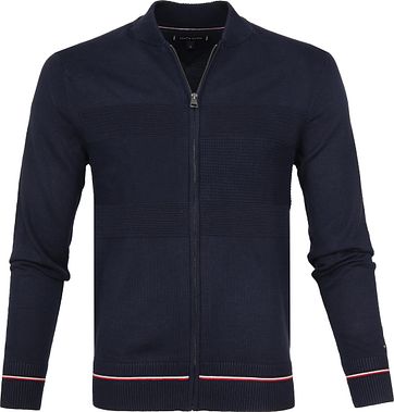 Tommy Hilfiger Strickjacke Dunkelblau