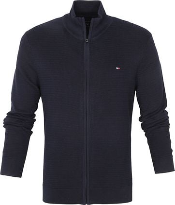 Tommy Hilfiger Strickjacke Zip Navy