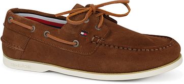 Tommy Hilfiger Suede Bootschoen Bruin
