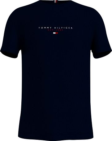 Tommy Hilfiger T-shirt Essential Donkerblauw
