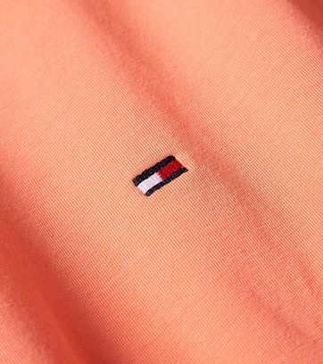Tommy Hilfiger T Shirt Stretch Orange
