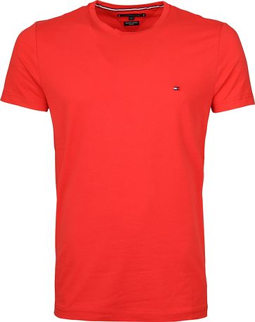 Tommy Hilfiger T Shirt Tomato Red tommy hilfiger kopen in de aanbieding Tommy Hilfiger T Shirt Tomato Red tommy hilfiger kopen in de aanbieding