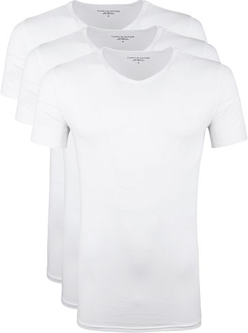 Tommy Hilfiger T-shirts Wit (3Pack)