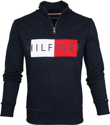 Tommy Hilfiger Zipper Print Navy