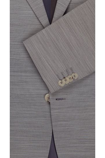 Van Gils Anzug Grau Streifen Salvador