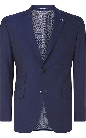 Van Gils Colbert Zenar Split Blauw van gils kopen in de aanbieding