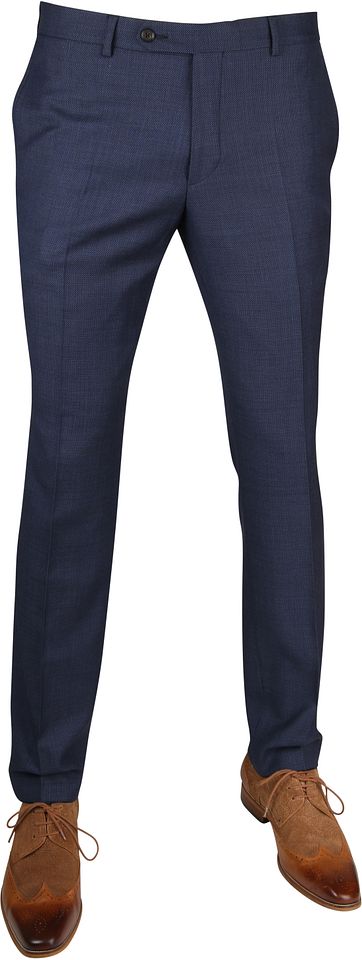Van Gils Pantalon Buck Noos Birdseye Navy