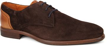 Van Lier Herren Berlin Schuh Wildleder Braun