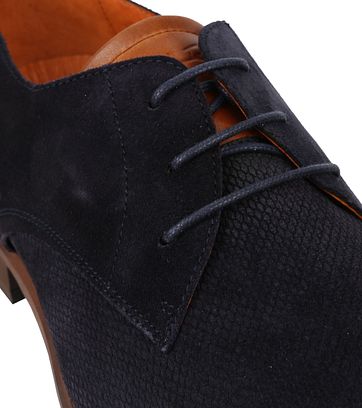 Van Lier Herren Berlin Schuh Wildleder Dunkelblau