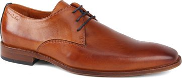 Van Lier Schuh Cognac-Braun Leder