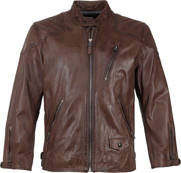 Vanguard Brakeride Leren Jas Bruin