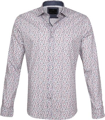 Vanguard Casual Overhemd Print Rood