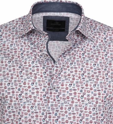 Vanguard Casual Shirt Print Red