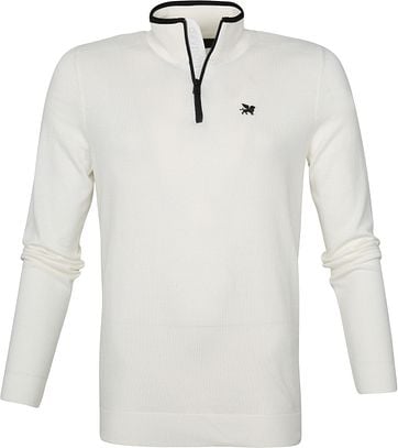 Vanguard Half Zip Pullover White
