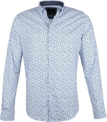 Vanguard Print Hemd Blumen Blau