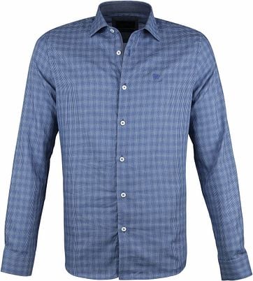 Vanguard Print Hemd Print Dunkelblau