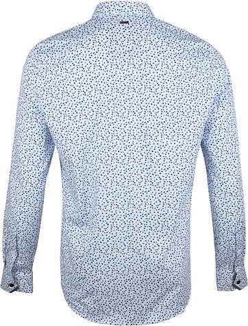 Vanguard Print Overhemd Bloemen Blauw