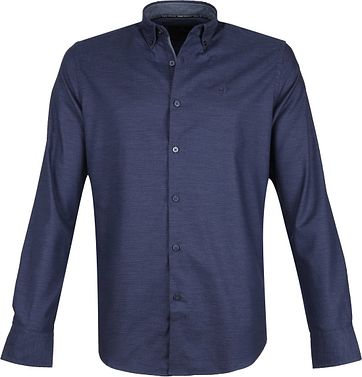 Vanguard Solid Overhemd Navy