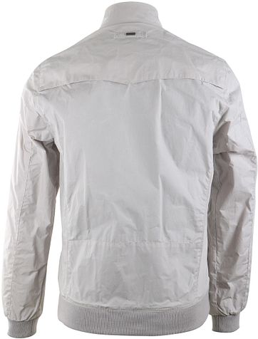 Vanguard Sommerjacke Biker Jacket Gebrochenes Weiß