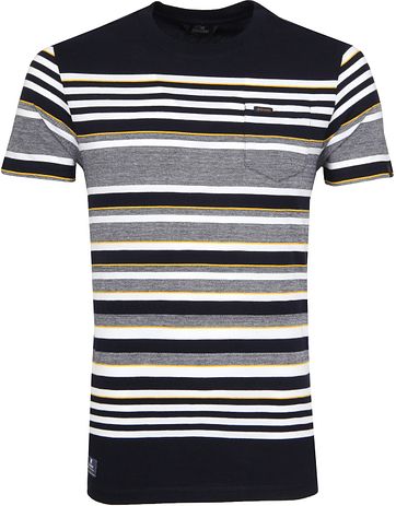 Vanguard T-shirt Stripe Navy
