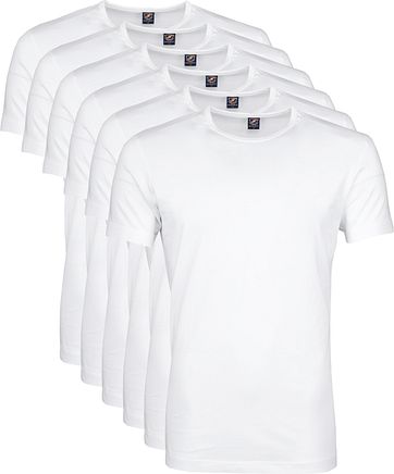 White T shirt O Neck 6 Pack White T shirt O Neck 6 Pack