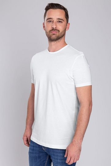 White T-shirt O-Neck 6-Pack