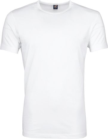 White T-shirt O-Neck 6-Pack