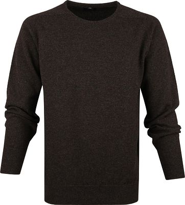 William Lockie Lambswool Dark Brown