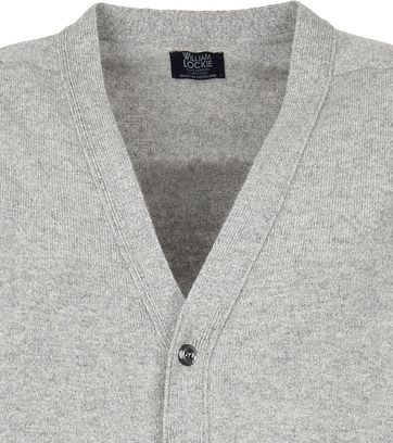 William Lockie Lamswol Vest Grijs
