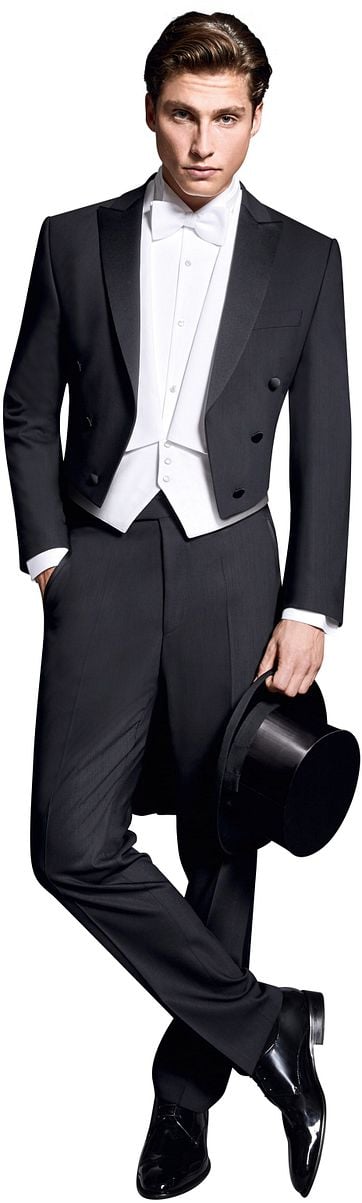 Wilvorst Tailcoat Black Wool