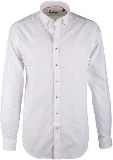 Wit Casual Overhemd Suitable