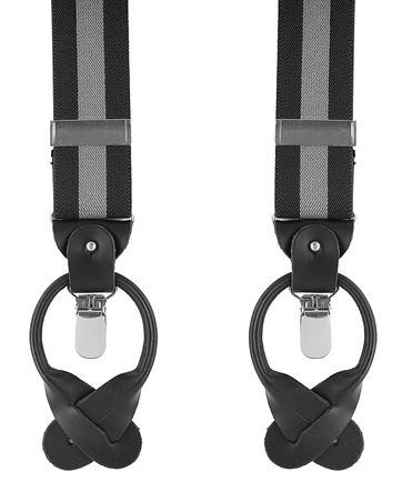 Suitable Zwart Grijs Bretels Luxe suitable kopen in de aanbieding